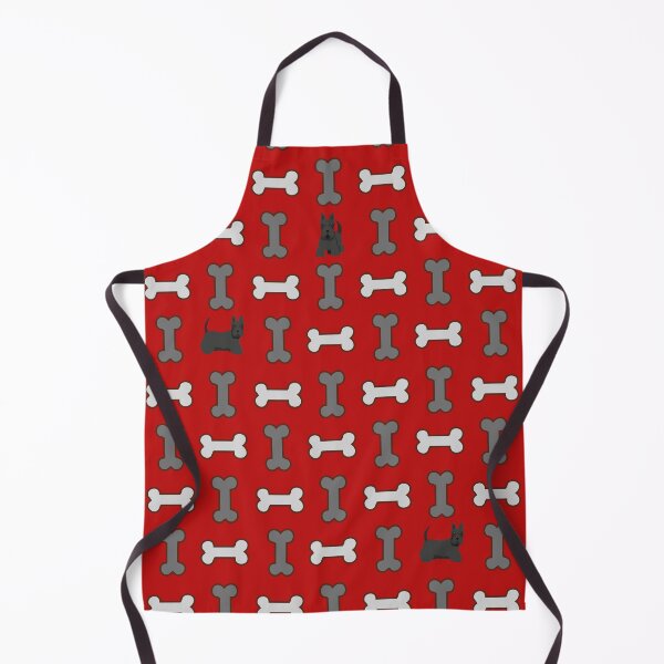 Item preview, Scotties with doggie bones pattern designed and sold by FringyGingy.