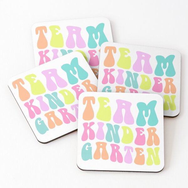 Item preview, Team Kindergarten Grade Groovy Bright Color Design designed and sold by SincerelyKind.