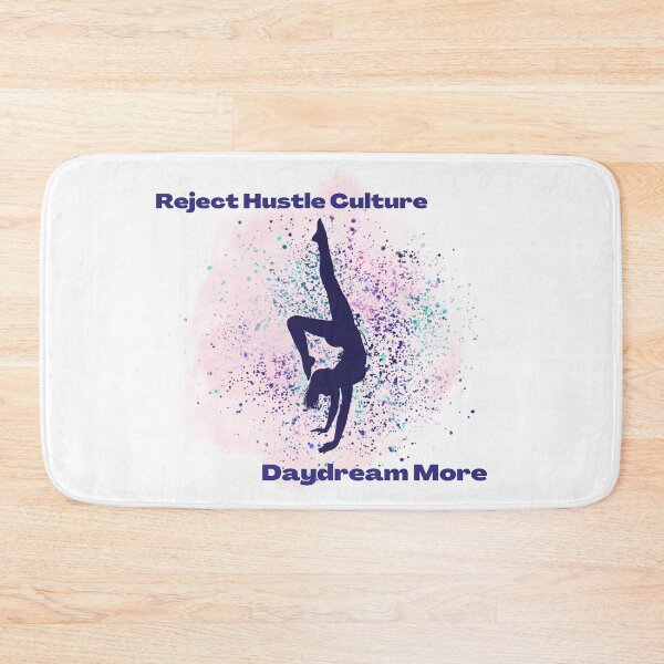 Item preview, Reject Hustle Culture - Daydream More (Pink) designed and sold by T-WoodCreations.