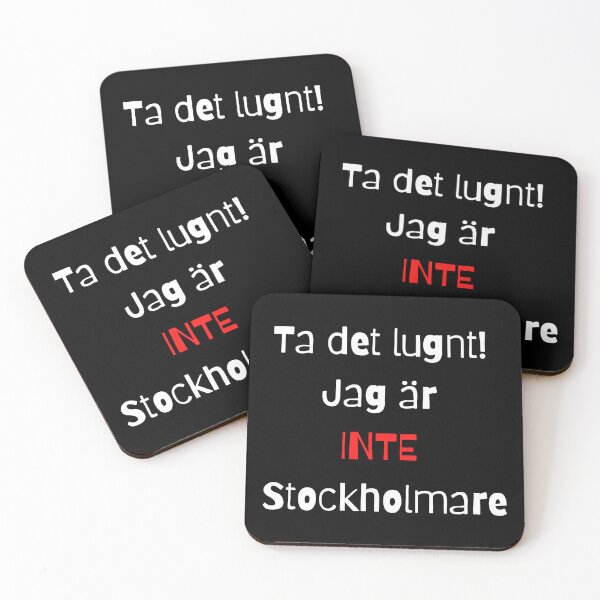Item preview, Ta det lugnt. Jag är inte Stockholmare! designed and sold by 2Cheesy4U.