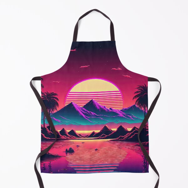 Item preview, Electric Sunset Symphony: A Synthwave Ode to Nature's Beauty designed and sold by Mullet Monkey.