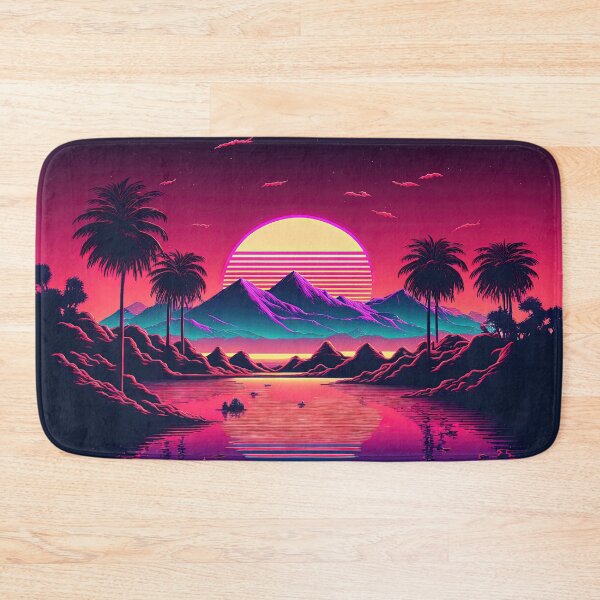 Item preview, Electric Sunset Symphony: A Synthwave Ode to Nature's Beauty designed and sold by Mullet Monkey.