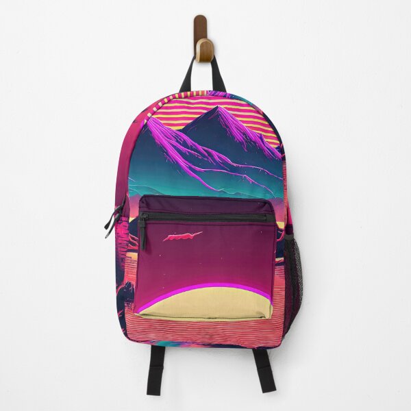 Item preview, Electric Sunset Symphony: A Synthwave Ode to Nature's Beauty designed and sold by Mullet Monkey.