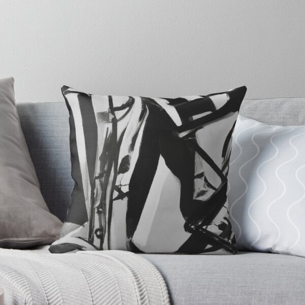 Item preview, Abstract Black and White Trumpet designed and sold by mrbread34.