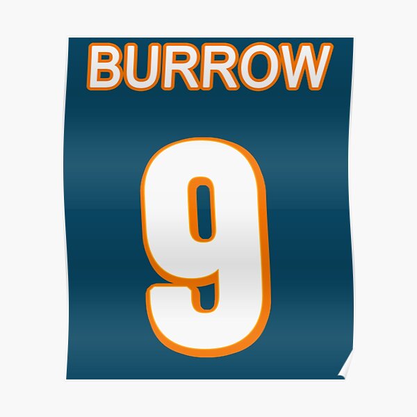 Burrow Jersey Art Print for Sale by cocreations