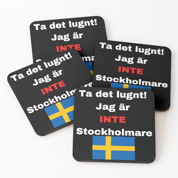 Item preview, Ta det lugnt. Jag är inte Stockholmare! designed and sold by 2Cheesy4U.