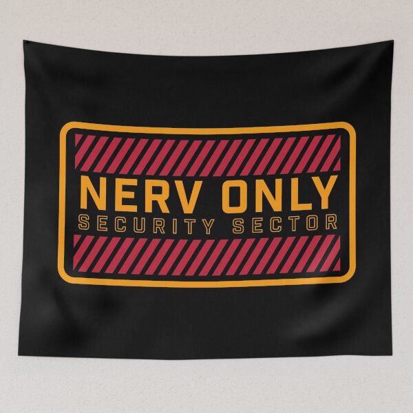 Item preview, Nerv Only Security Sector designed and sold by Sakuga Drip.