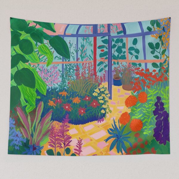 Item preview, Flowers in the greenhouse II designed and sold by RoseAesthetic.