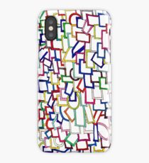 Squares in Ink iPhone Case