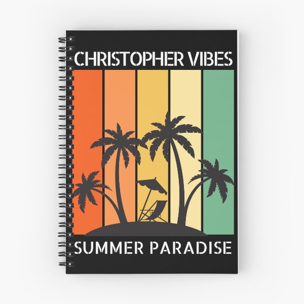 Artikelvorschau, CHRISTOPHER NAME: CHRISTOPHER VIBES SUMMER PARADISE DESIGN. entworfen und verkauft von AlexRelax.