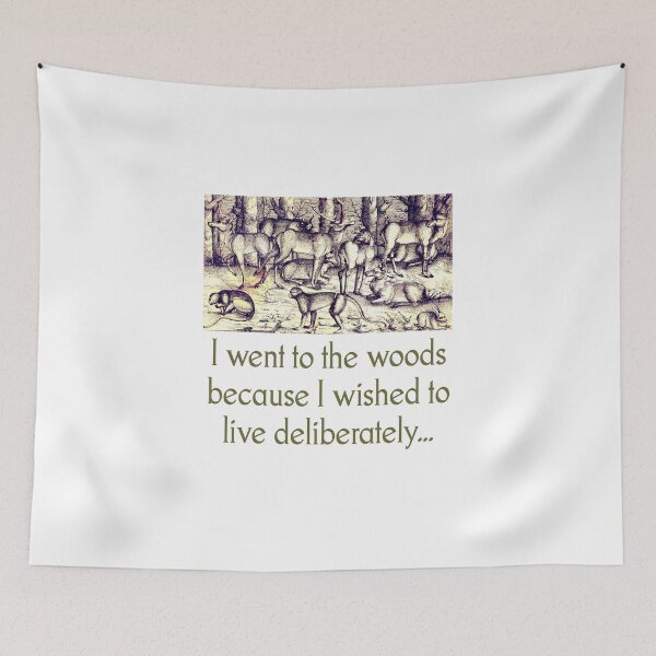 Item preview, I Went To The Woods - Quote designed and sold by CrankyOldDude.