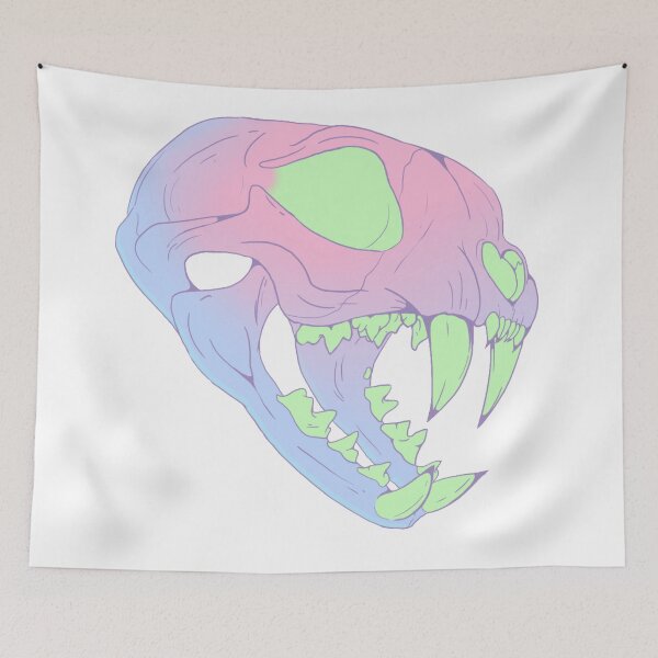 Item preview, Pastel Goth Cat Skull designed and sold by startedraining.