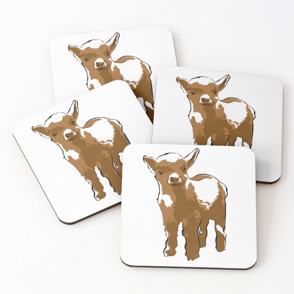 Item preview, Baby Goat - a Kid - Stencil  designed and sold by Littleviews.
