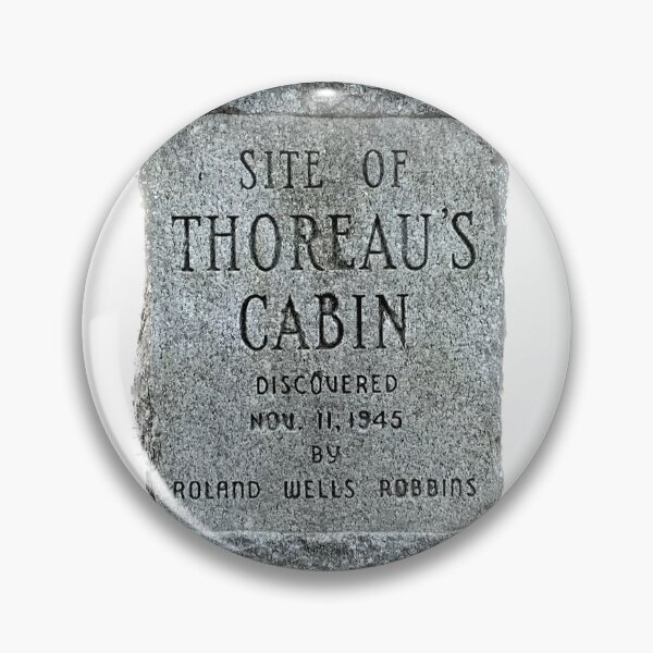 Item preview, Site of Thoreau's Cabin, Walden Pond Marker designed and sold by irlecates.