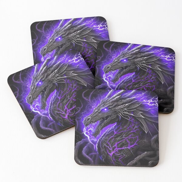 Item preview, Tribal dragon with purple electric  designed and sold by AldisPhoto.