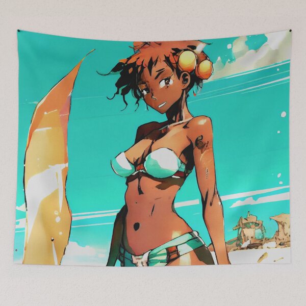 Artikelvorschau, Anime-Bikini-Mädchen #58 entworfen und verkauft von Eynoxart.