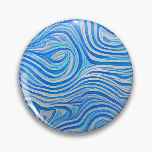 Item preview, Add a pop of color to your life with the Groovy Swirling Liquid Pattern - blue  [AI generated, AI art ,schoolbag aesthetic ] designed and sold by 3ac-Arts.
