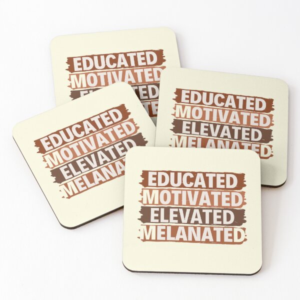 Item preview, Educated Motivated Elevated Melanated designed and sold by chetan786.