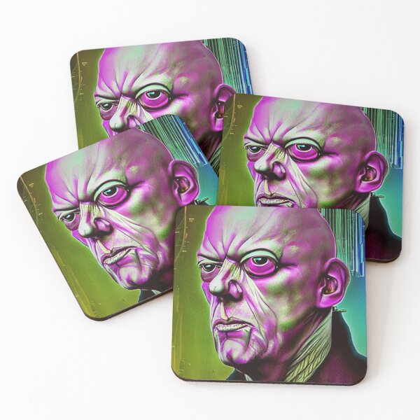 Item preview, Cyberpunk Aleister Crowley The Great Beast of Thelema  as Cyber Wizard designed and sold by Ataraxia  Apparel.