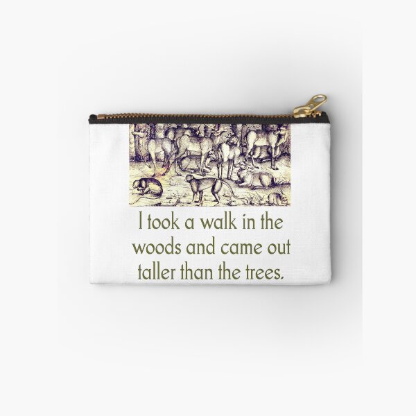 Item preview, I Took A Walk In The Woods - quote designed and sold by CrankyOldDude.