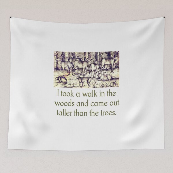 Item preview, I Took A Walk In The Woods - quote designed and sold by CrankyOldDude.