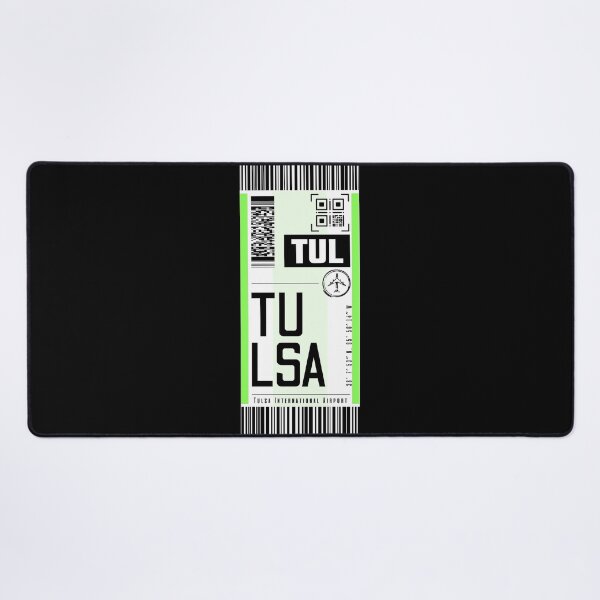 Item preview, TULSA TUL classic luggage tag stickers designed and sold by LeddsoDello.