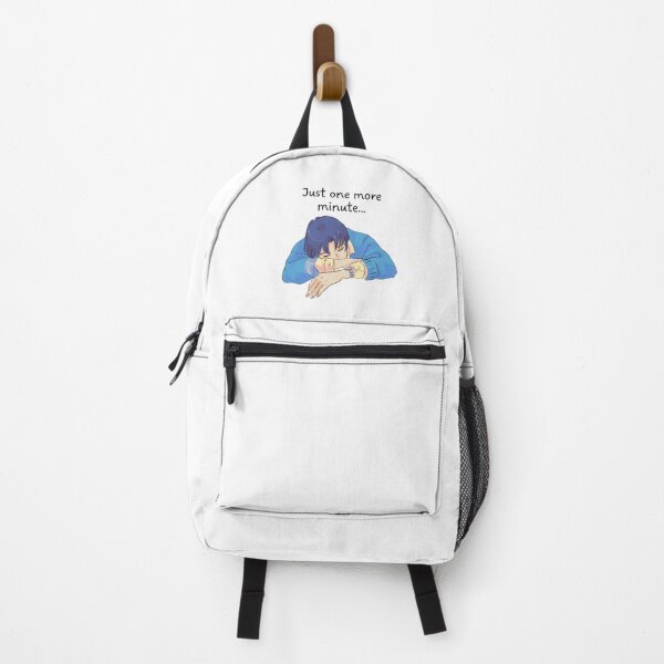 Item preview, Just one more minute sleepy sleep funny Cute Anime Boy quote 2 designed and sold by DetectiveDog.