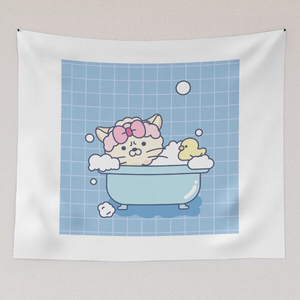 Item preview, bathing cat designed and sold by Planb StudioDesign.