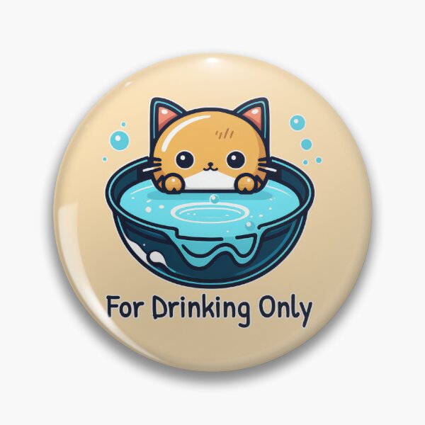 Item preview, Solo para beber - Diseño de cuenco para gatos designed and sold by DeRosa3DDesigns.