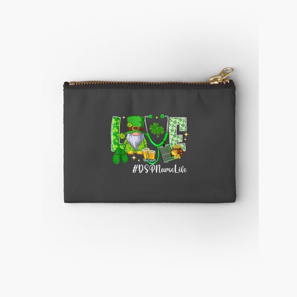 Item preview, Cute Love Gnome DSP Nurse Life St Patrick's Day Nurse Women  designed and sold by spiersturtonk.
