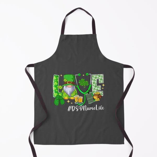Item preview, Cute Love Gnome DSP Nurse Life St Patrick's Day Nurse Women  designed and sold by spiersturtonk.
