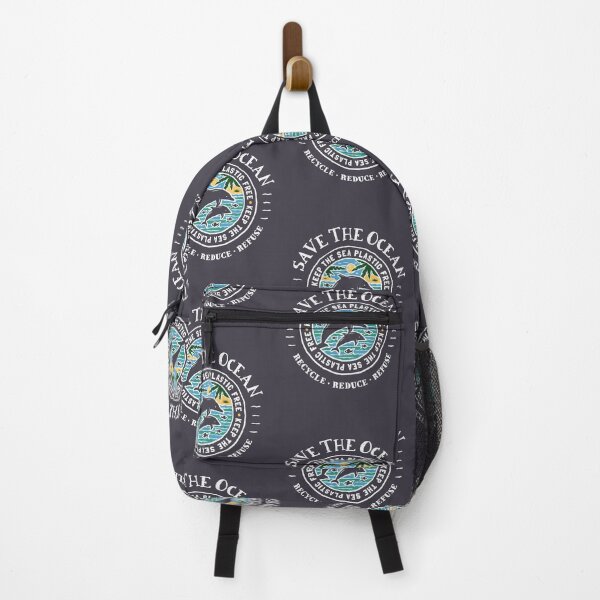 Item preview, Save The Ocean Keep the Sea Plastic Free Dolphin Scene designed and sold by Bangtees.