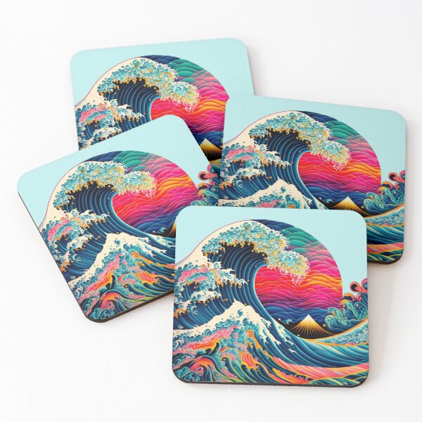 Item preview, Great Wave | Neon Dream  designed and sold by MAIMIAM.