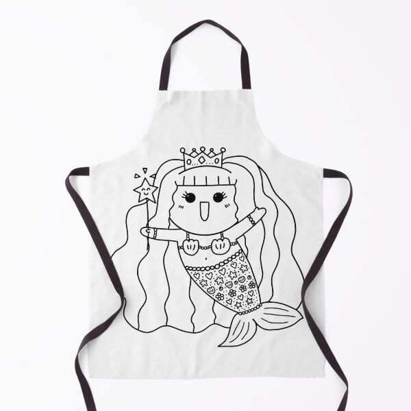 Item preview, diy mermaid coloring : mermaid princess activity at home designed and sold by Tina-studio.