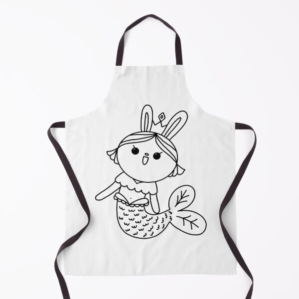 Item preview, diy mermaid coloring : rabbit mermaid for painting activity at home designed and sold by Tina-studio.