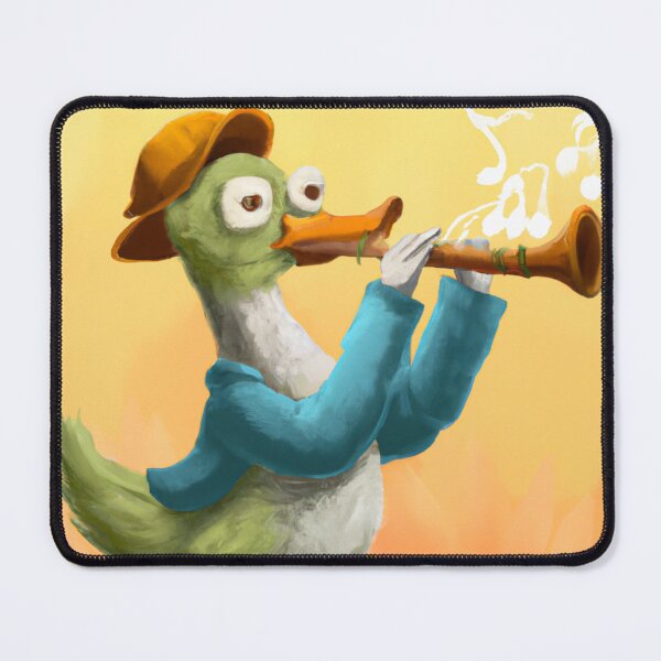 Item preview, Oboe Duck , Duck with Oboe , Oil Painting designed and sold by Color-Me-Blue.