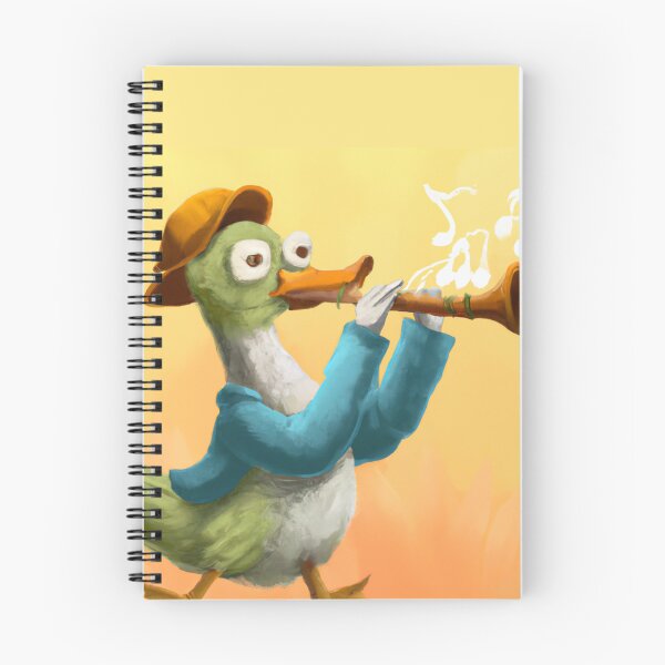 Item preview, Oboe Duck , Duck with Oboe , Oil Painting designed and sold by Color-Me-Blue.