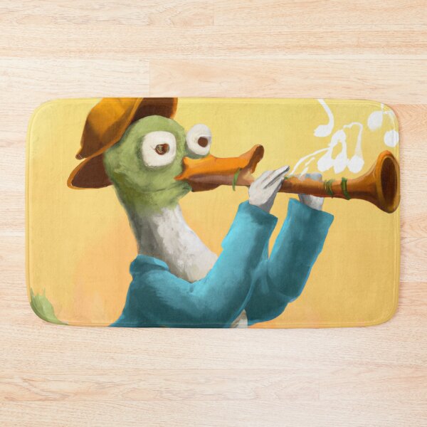 Item preview, Oboe Duck , Duck with Oboe , Oil Painting designed and sold by Color-Me-Blue.