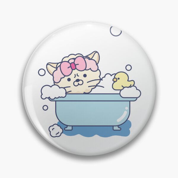 Item preview, bathing cat designed and sold by Planb StudioDesign.