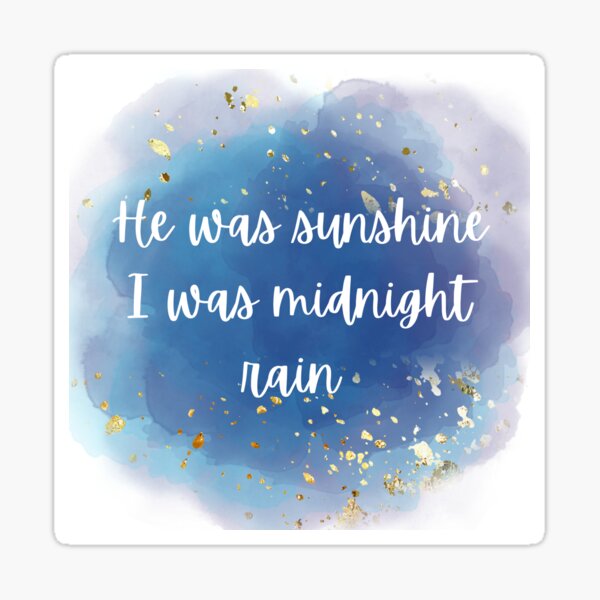 Midnight Rain Taylor Swift Sticker  Taylor Swift Vinyl Stickers –  handsomeprintsdesign
