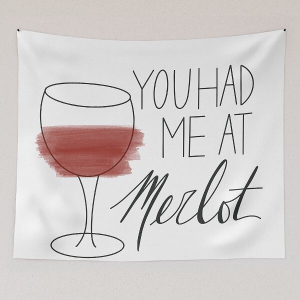 Item preview, You Had Me At Merlot designed and sold by cassi-b-designs.