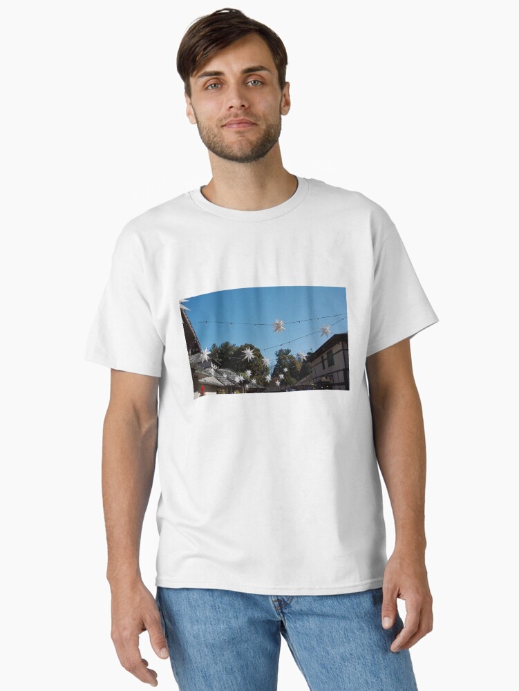Thumbnail 1 of 7, Classic T-Shirt, Lights at Biltmore Estate Asheville North Carolina designed and sold by teruyalab.
