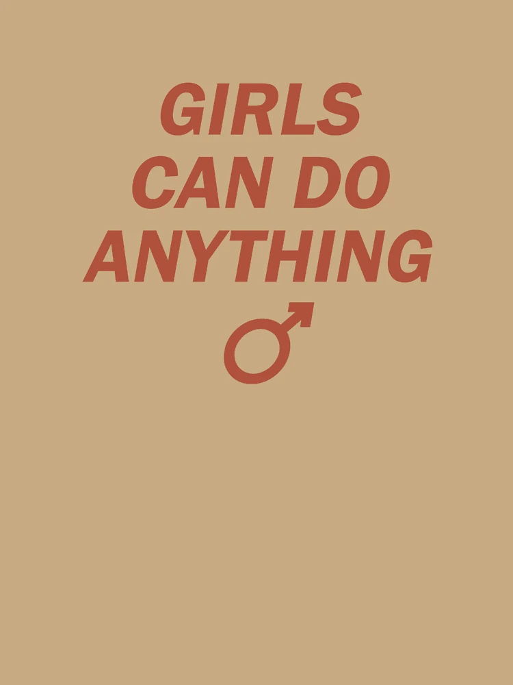 Thumbnail 6 of 6, Premium Oversized Hoodie, GIRLS CAN DO ANYTHING ♂, retro red designed and sold by gardengrease.