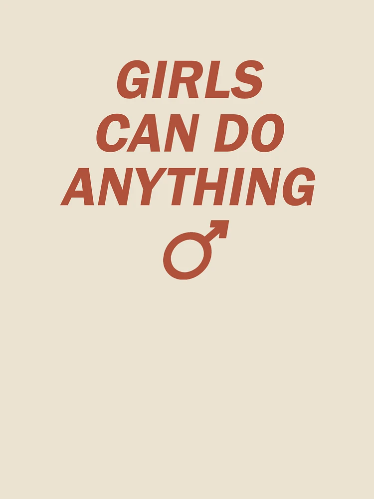 Thumbnail 4 of 4, Relaxed T-Shirt, GIRLS CAN DO ANYTHING ♂, retro red designed and sold by gardengrease.