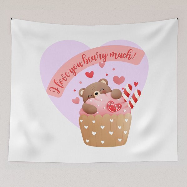 Item preview, I Love You Beary Much! Bear Valentine designed and sold by Fhfarms.