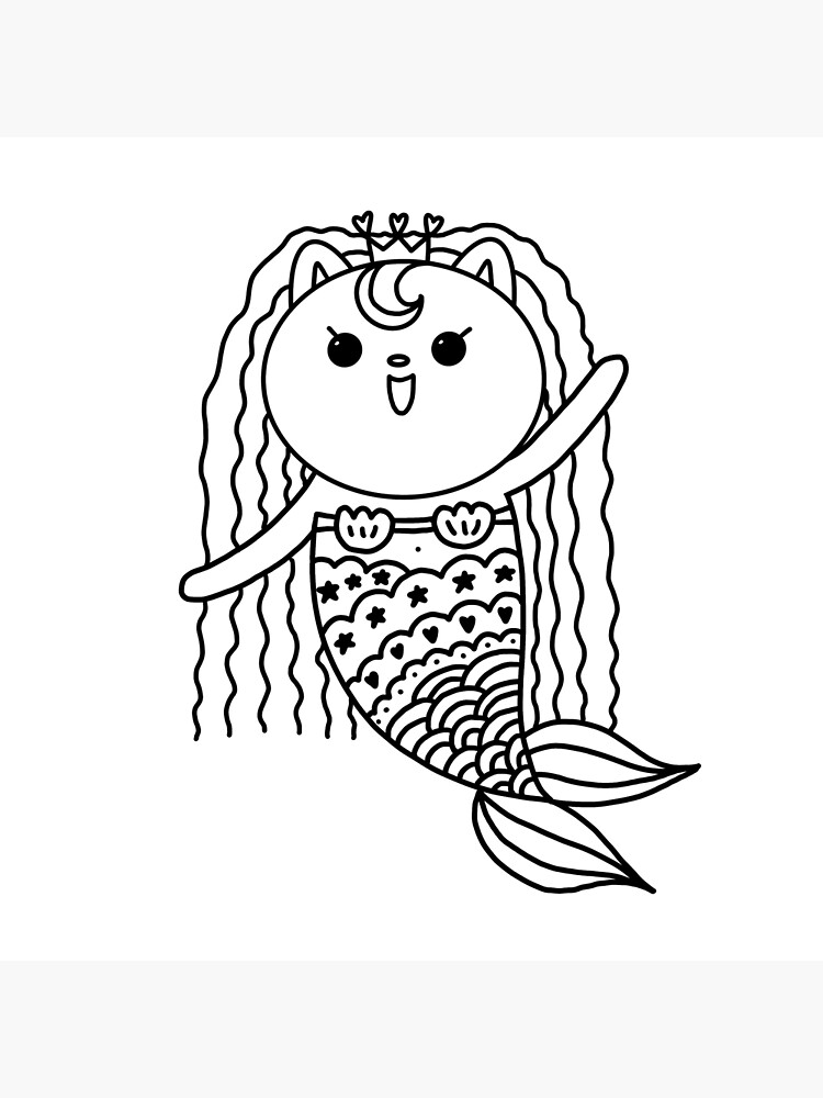 Dive into Creativity with Mermaid Coloring Pages - Fun Craft for Kids