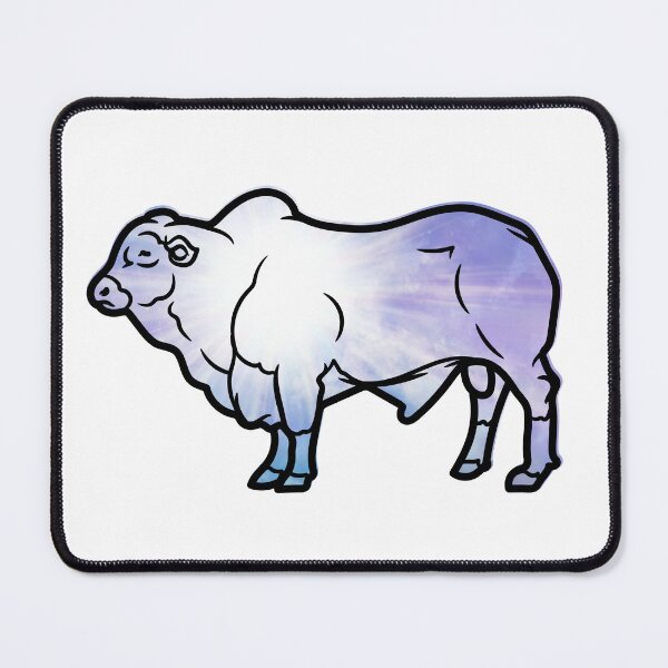 Item preview, Sparkle Droughtmaster Cattle Cow sticker designed and sold by FarmsteadAcers.