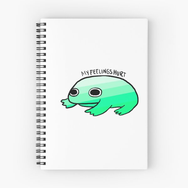 Item preview, My Feelings Hurt | Turquoise Gradient Crying Frog designed and sold by iristocat.