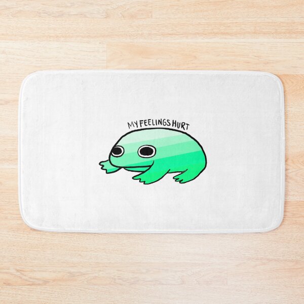 Item preview, My Feelings Hurt | Turquoise Gradient Crying Frog designed and sold by iristocat.