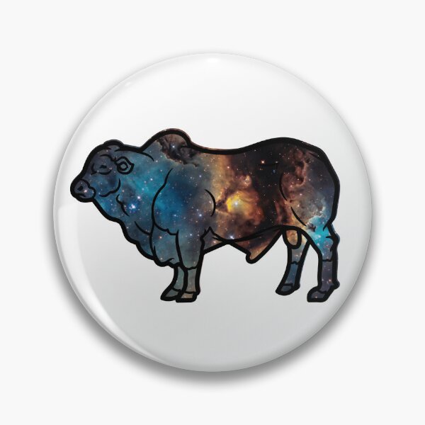 Item preview, Galaxy Stars Droughtmaster Cattle Cow sticker designed and sold by FarmsteadAcers.